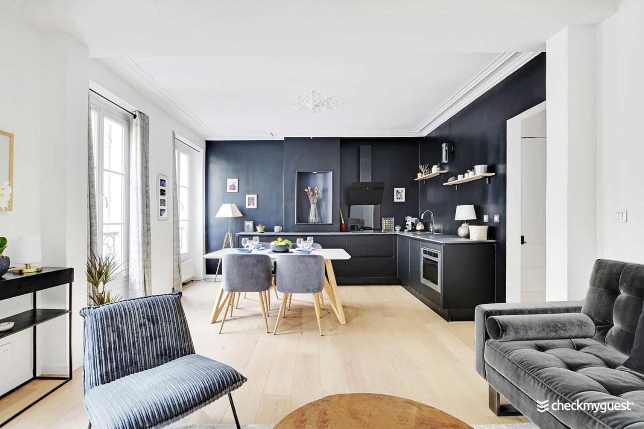 Elegant Apartment - 1Br-4P - Les Batignolles Paris Exteriör bild