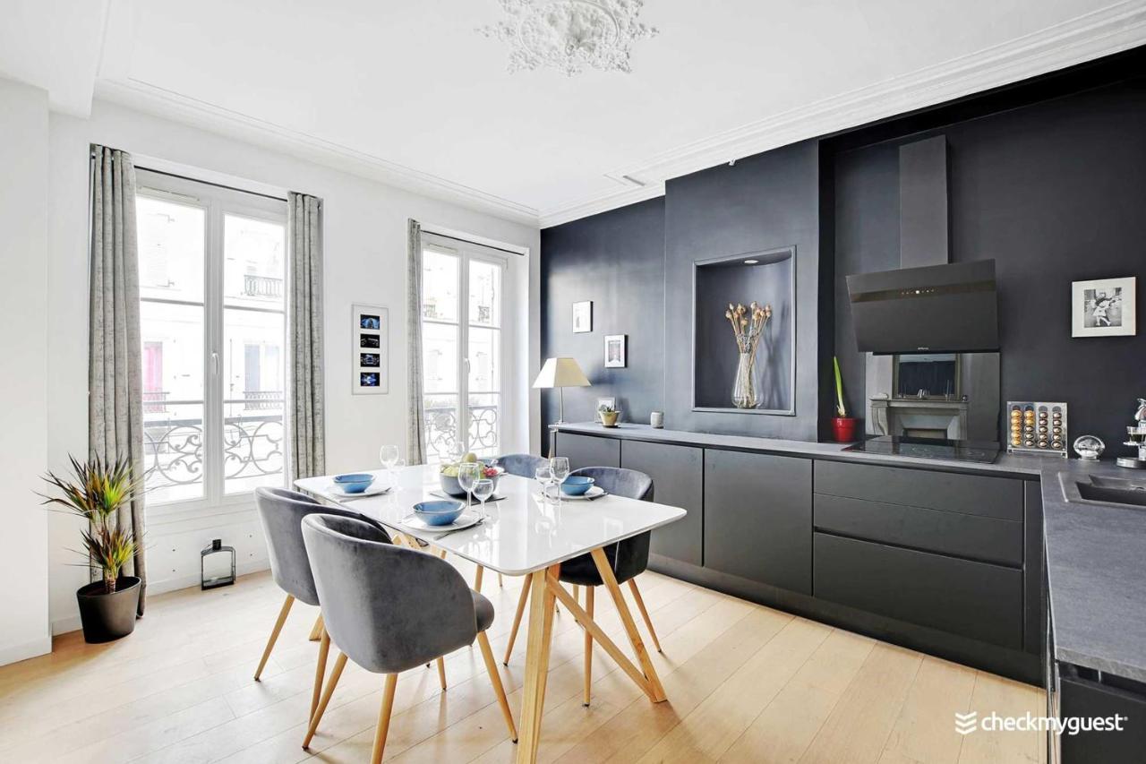 Elegant Apartment - 1Br-4P - Les Batignolles Paris Exteriör bild